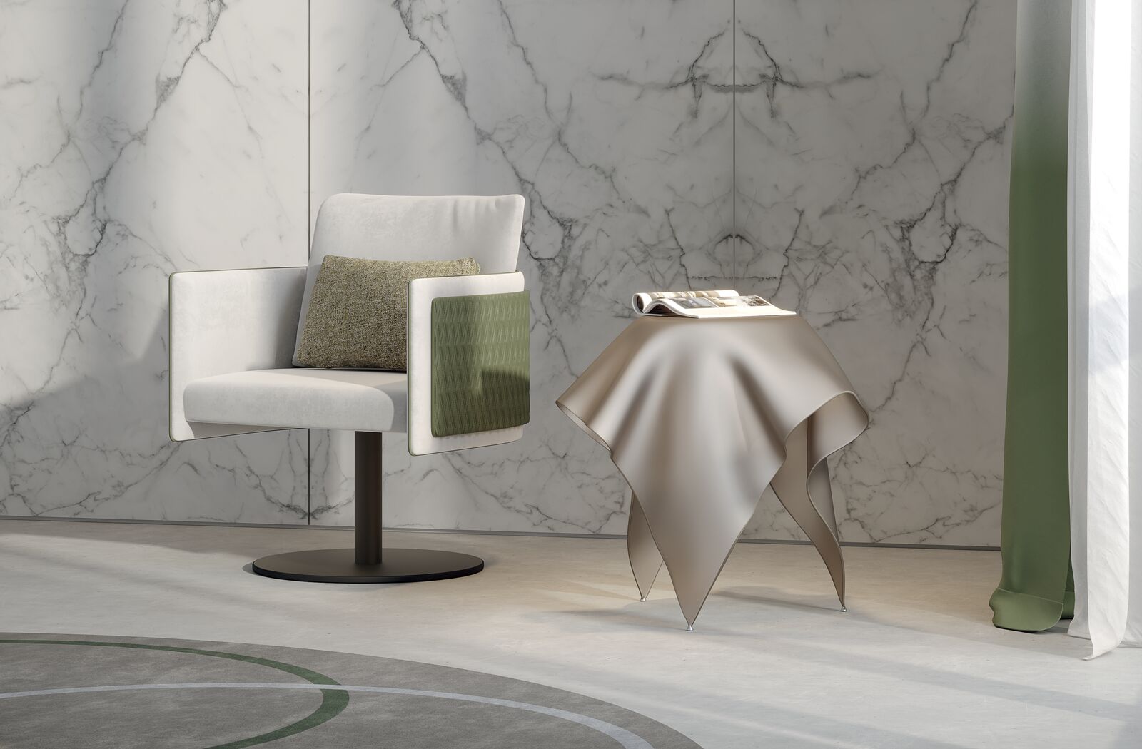 Coffee tables Foulard 60 — Reflex, collection Disegno