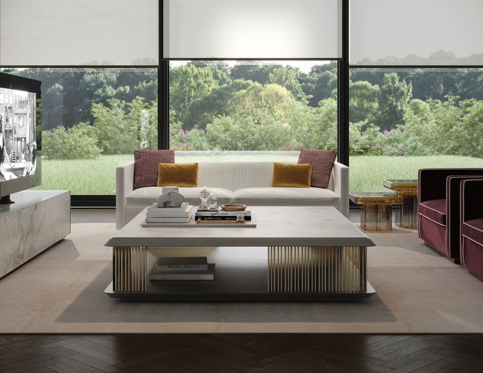 Coffee tables Monolite 40 — Reflex, collection Disegno