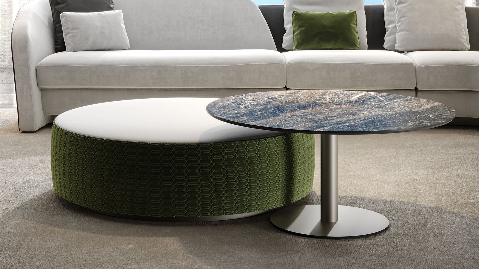 Coffee tables Rondo' 40 — Reflex, collection Disegno
