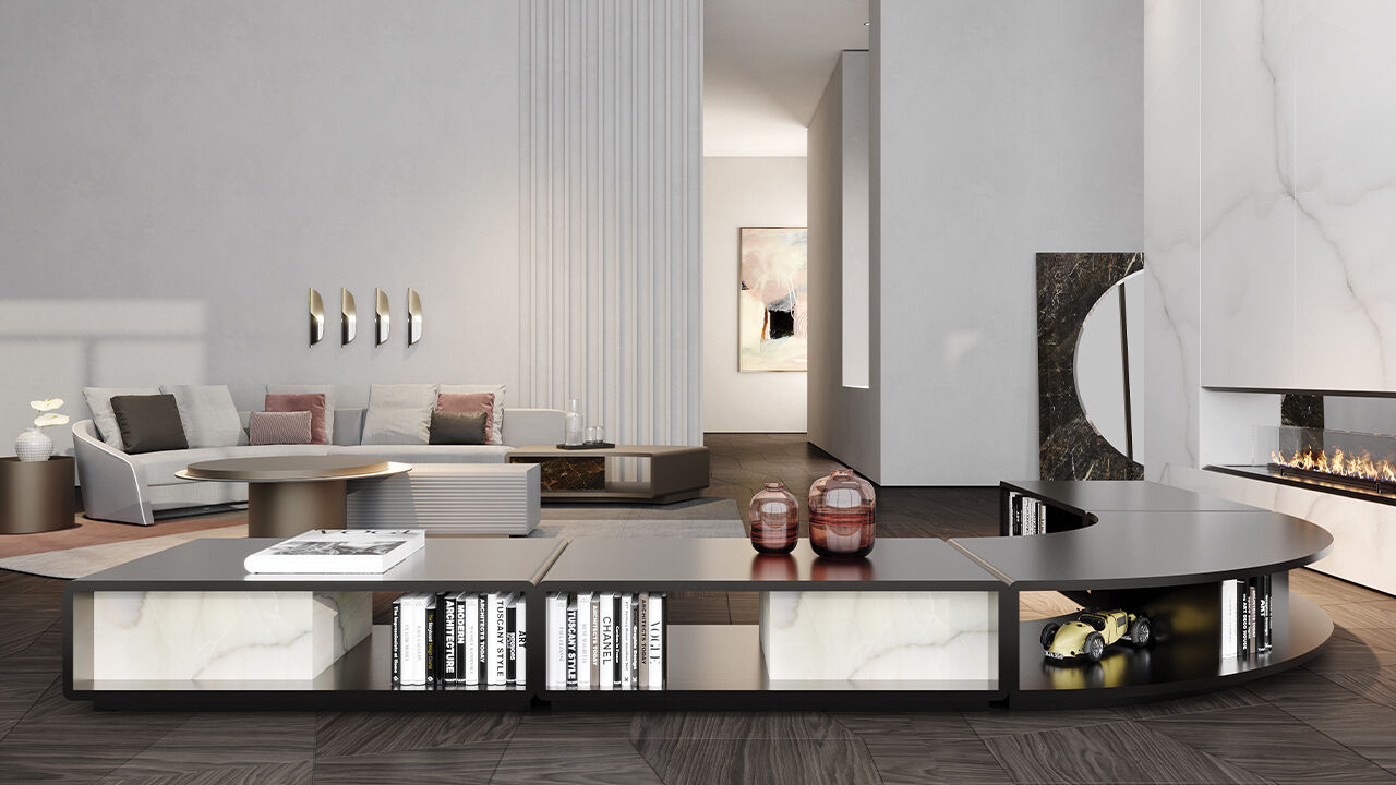 Coffee tables Space 40 — Reflex, collection Disegno