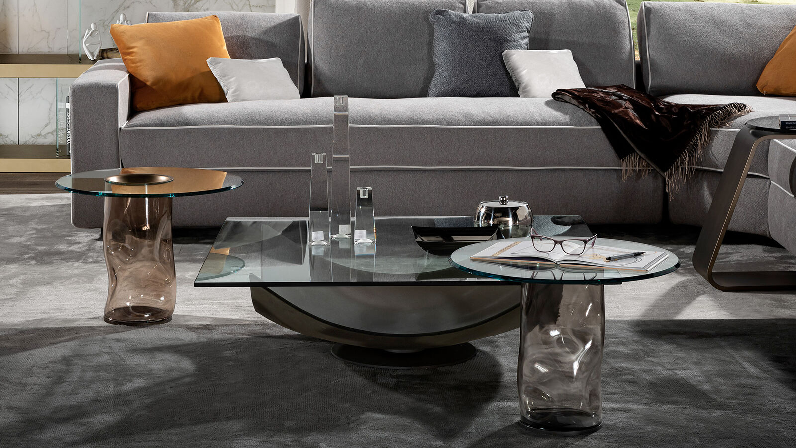Coffee tables Vela 40 — Reflex, collection Disegno