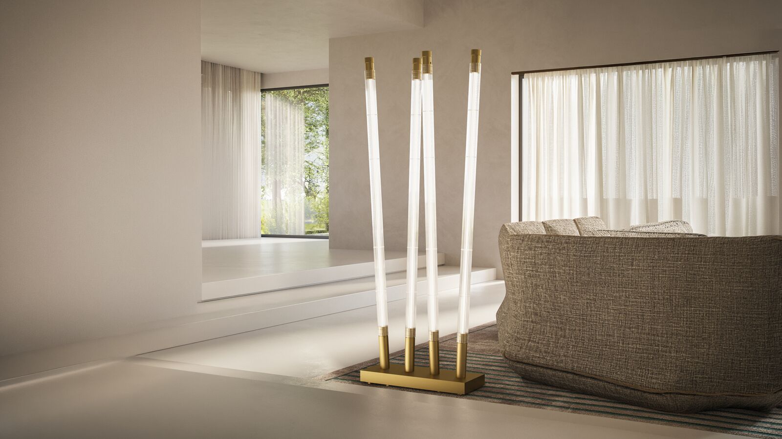 Floor lamps Bamboo Evo — Reflex, collection Disegno