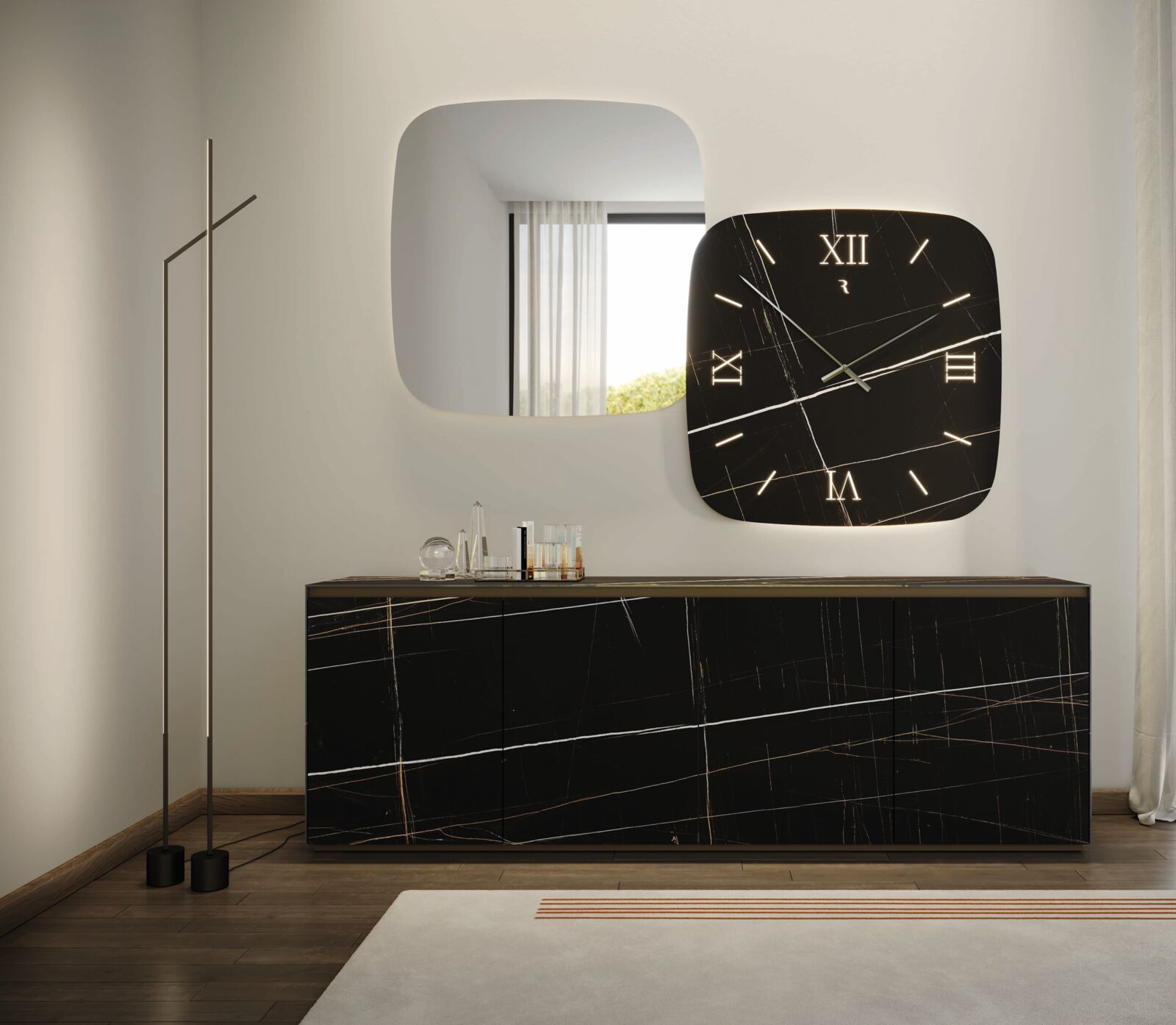 Floor lamps Essential Angolo — Reflex, collection Disegno