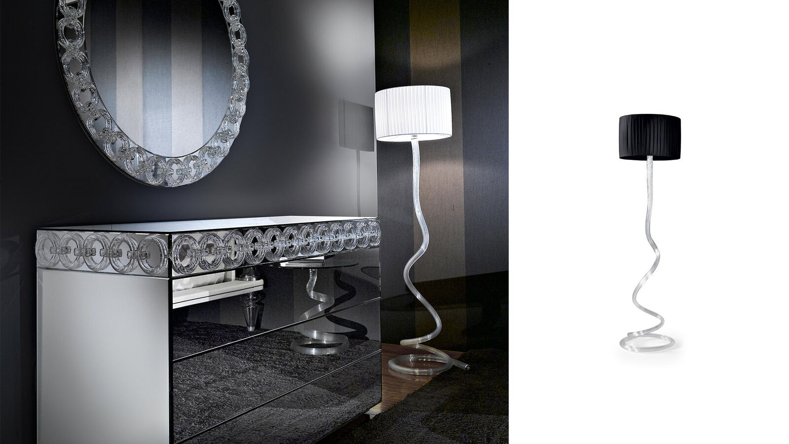 Floor lamps Ghibli — Reflex, collection Glamour