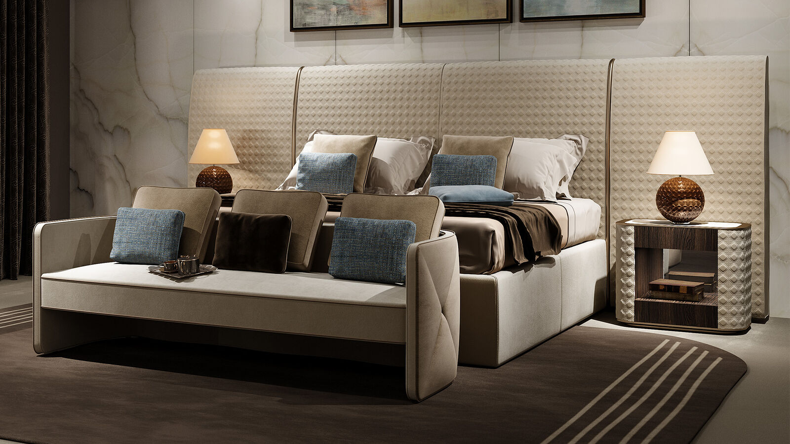 Bedside tables San Marco — Reflex, collection Disegno