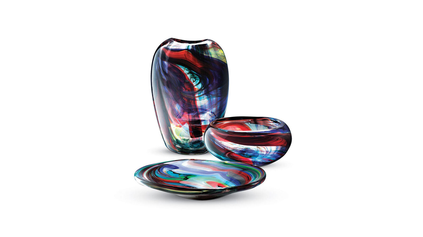 Vases Murano Vasi E Piatti — Reflex, collection Glamour