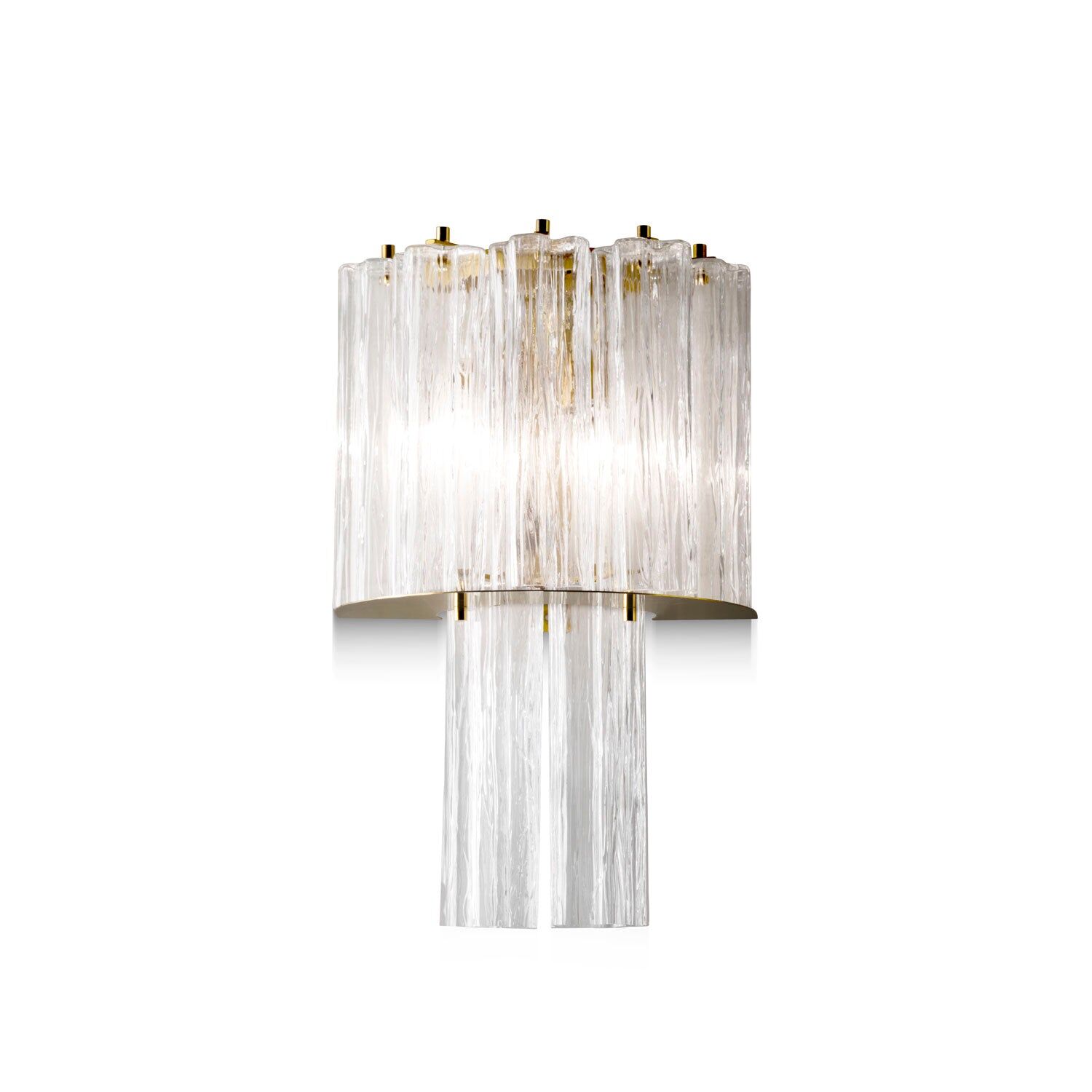 Wall lights Drum Wall Light - Transparent & Gold — Villari, collection Свет