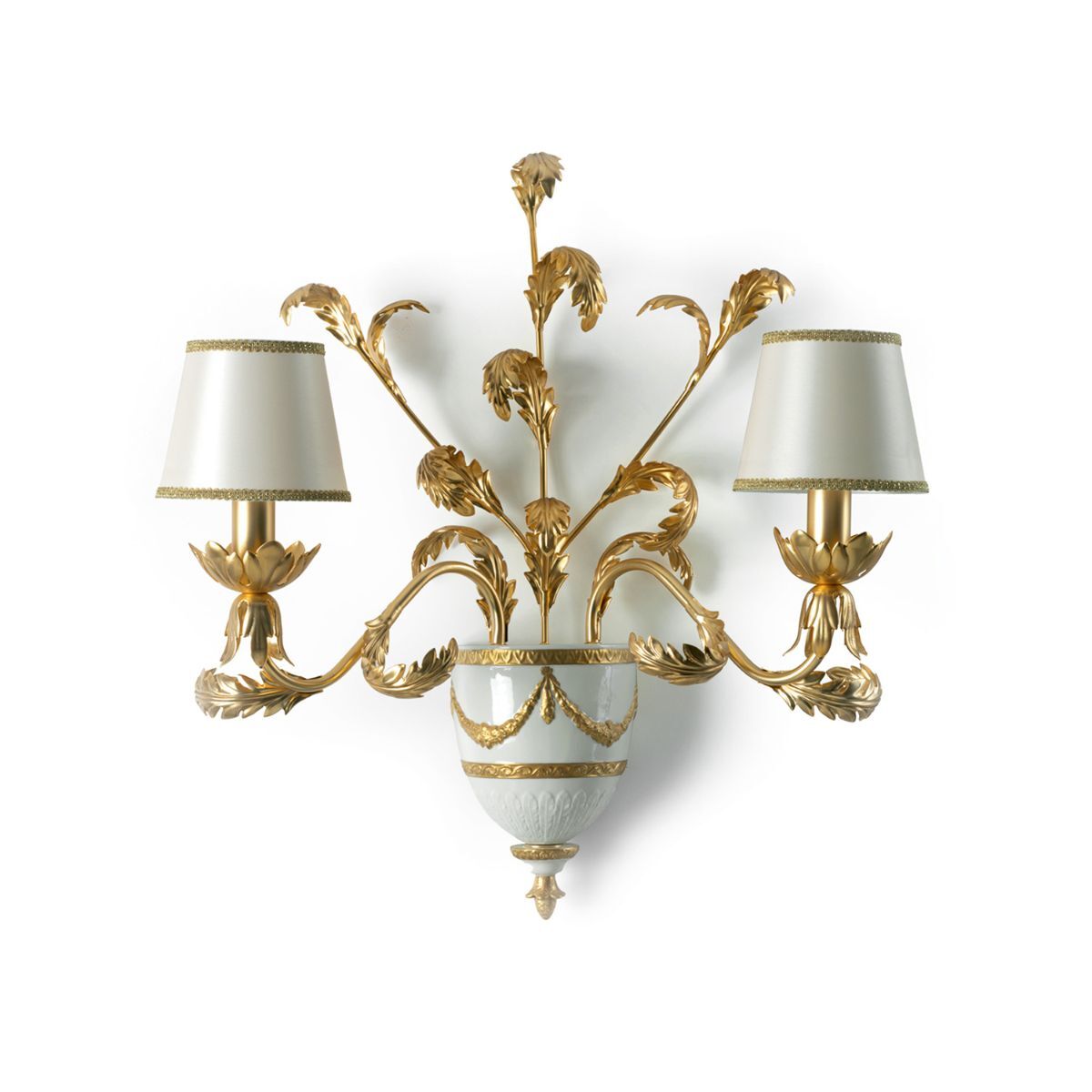 Wall lights Josephine Wall Light - White & Gold — Villari, collection Свет