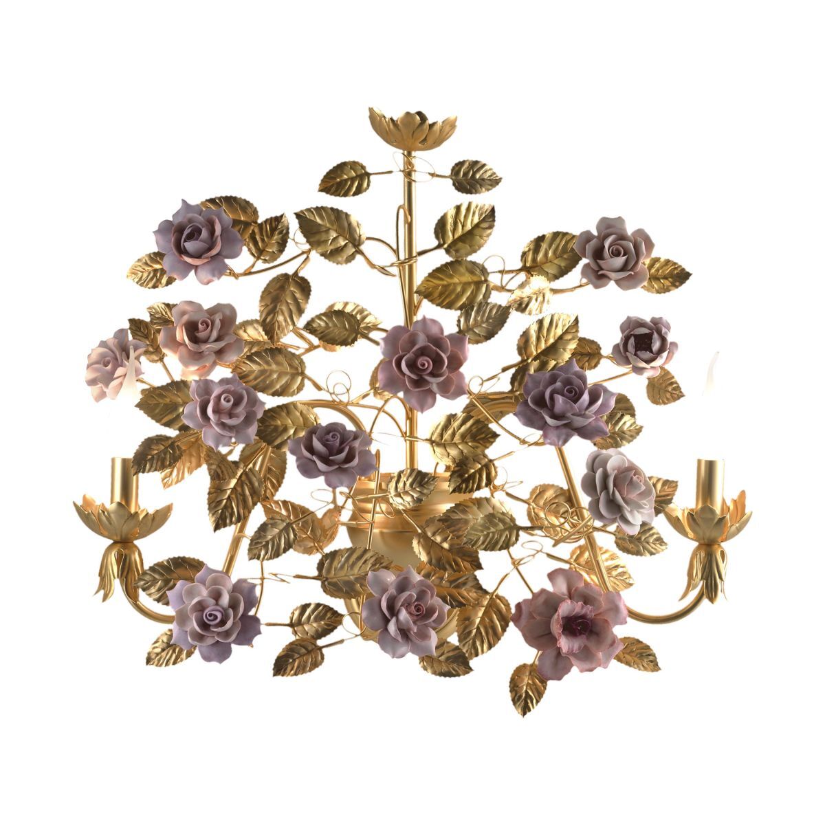 Wall lights Marie Antoinette Wall Light - Gold & Pink — Villari, collection Свет