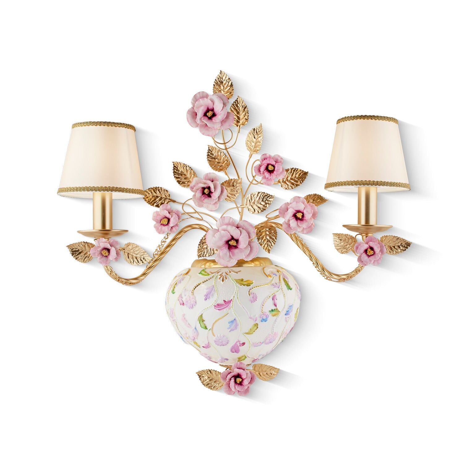 Wall lights Taormina Wall Light - Multicolor & Gold — Villari, collection Свет