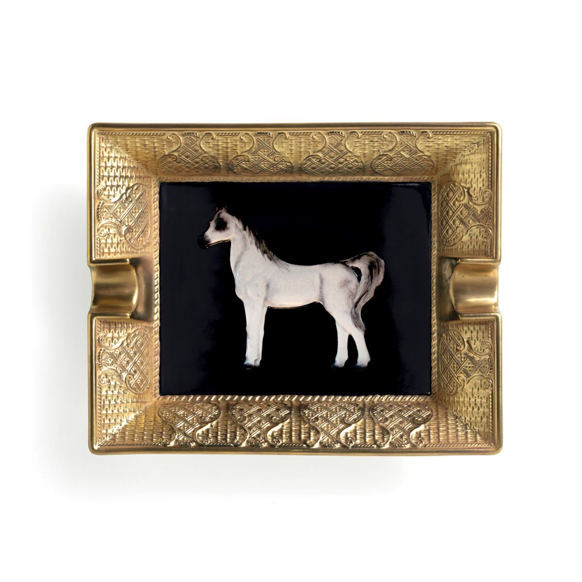 Decor objects Al Lahab Ashtray - Black & White — Villari, collection Декор
