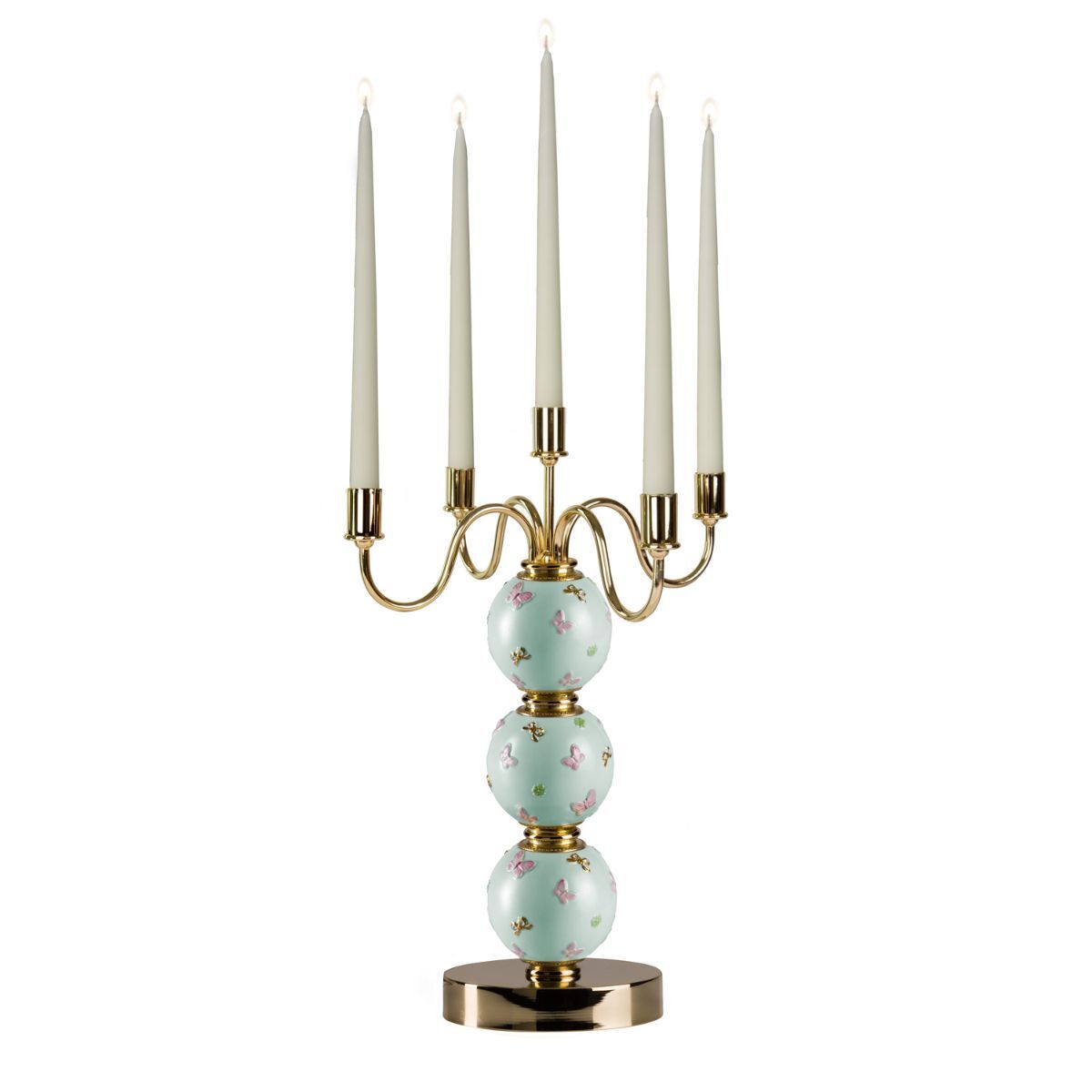 Предмет декора Butterfly Candelabra 5 Arms - Aquamarine — Villari, кадр 4