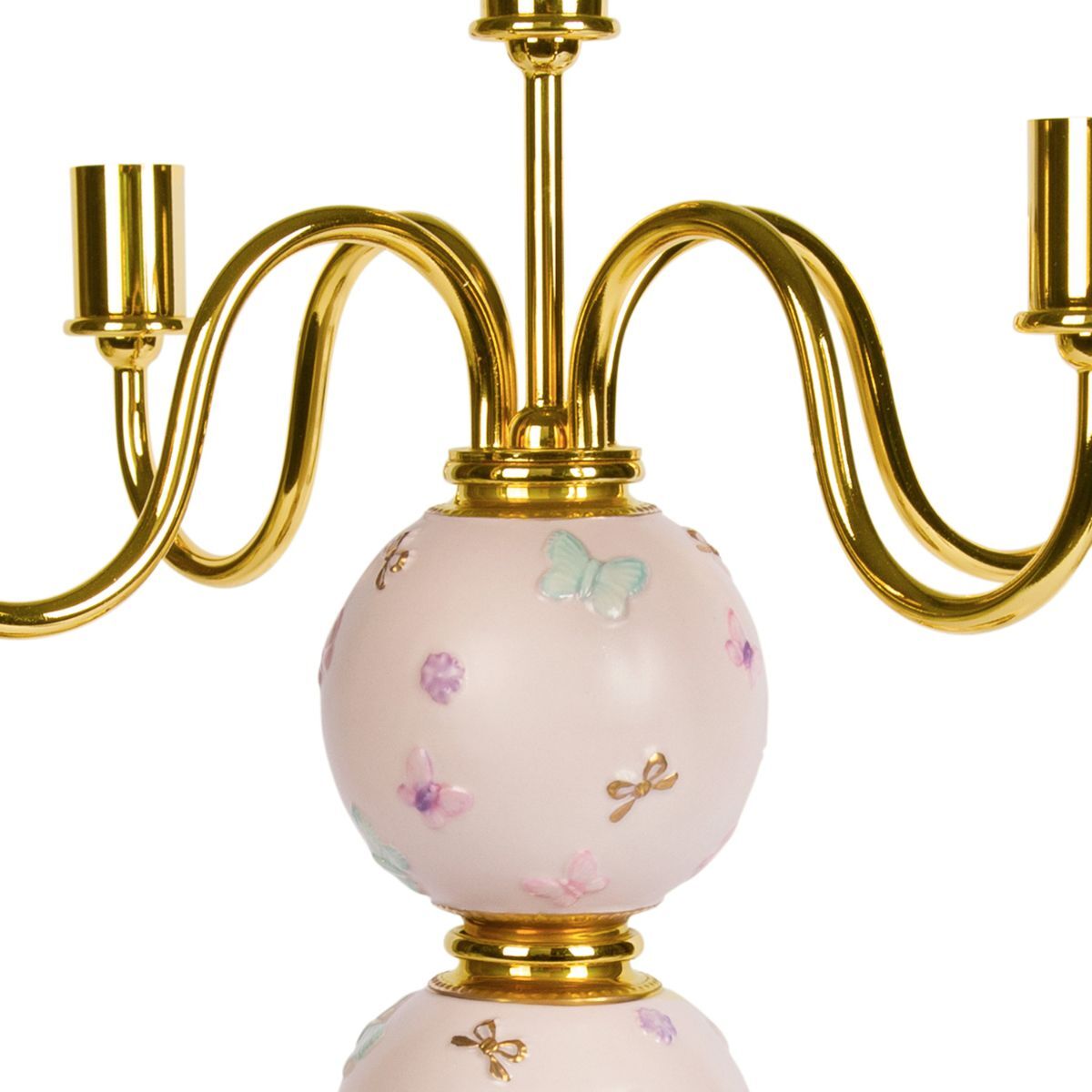 Предмет декора Butterfly Candelabra 5 Arms - Pink — Villari, кадр 3