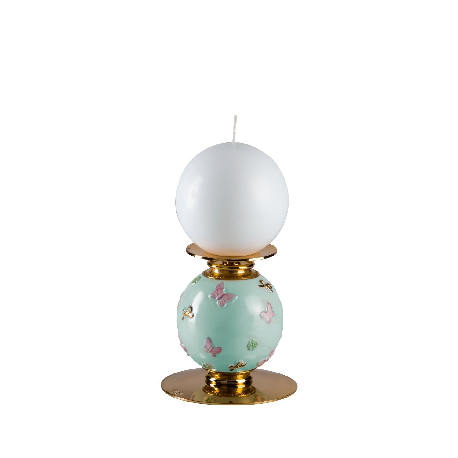 Decor objects Butterfly Small Candle Holder - Aquamarine — Villari, collection Декор