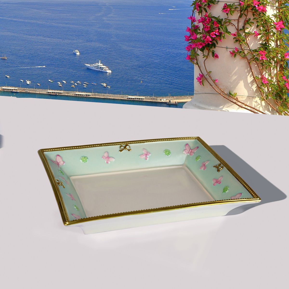 Предмет декора Butterfly Vide - Aquamarine — Villari, кадр 2