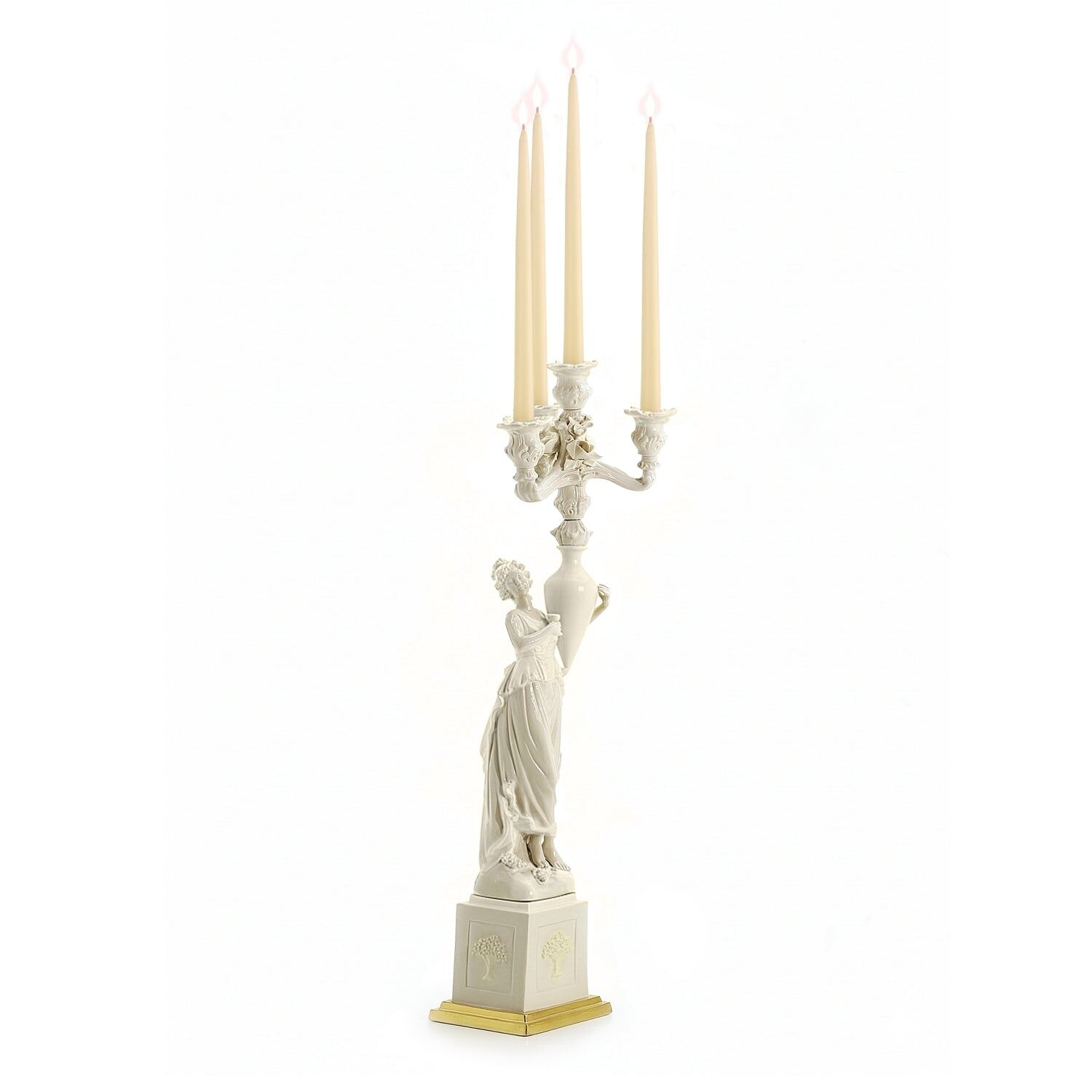 Decor objects Clizia Candelabra 3 Arms - White — Villari, collection Декор