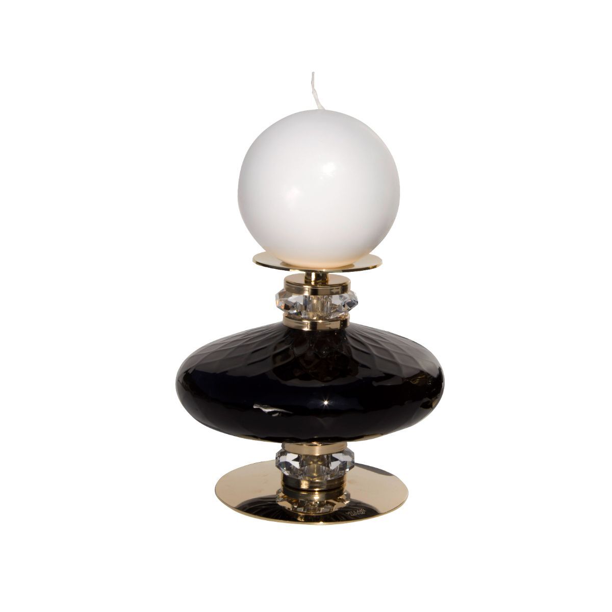 Decor objects Diva Audrey Small Candle Holder - Black — Villari, collection Декор
