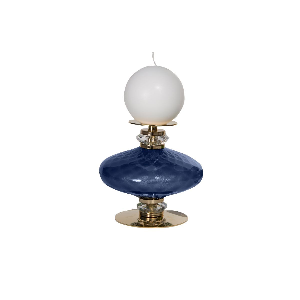 Decor objects Diva Audrey Small Candle Holder - Sapphire — Villari, collection Декор