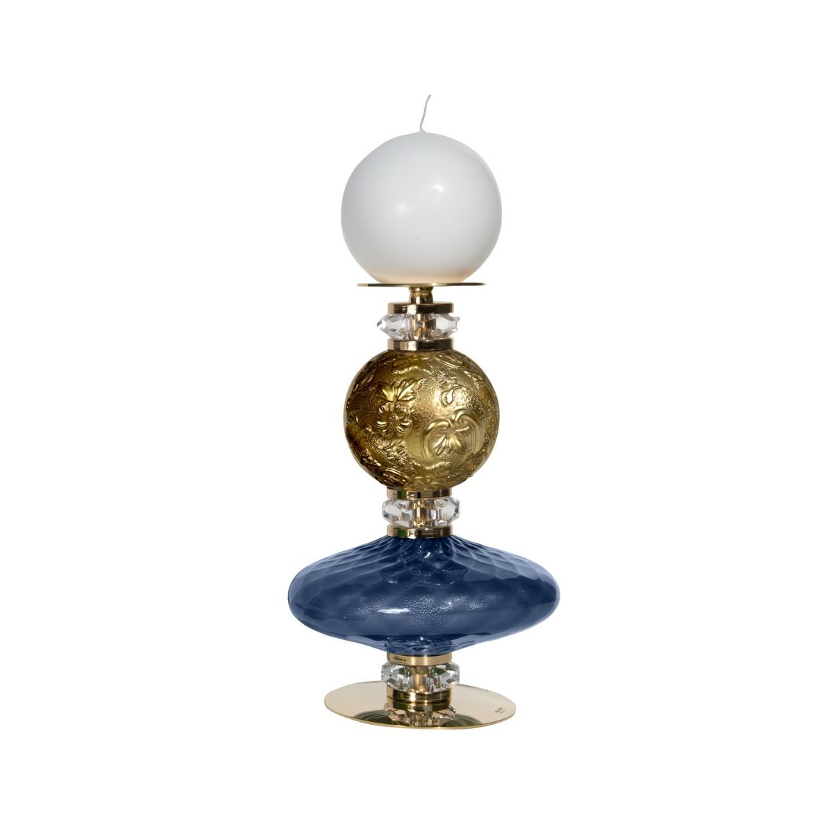 Decor objects Diva Audrey Taormina Small Candle Holder - Sapphire — Villari, collection Декор