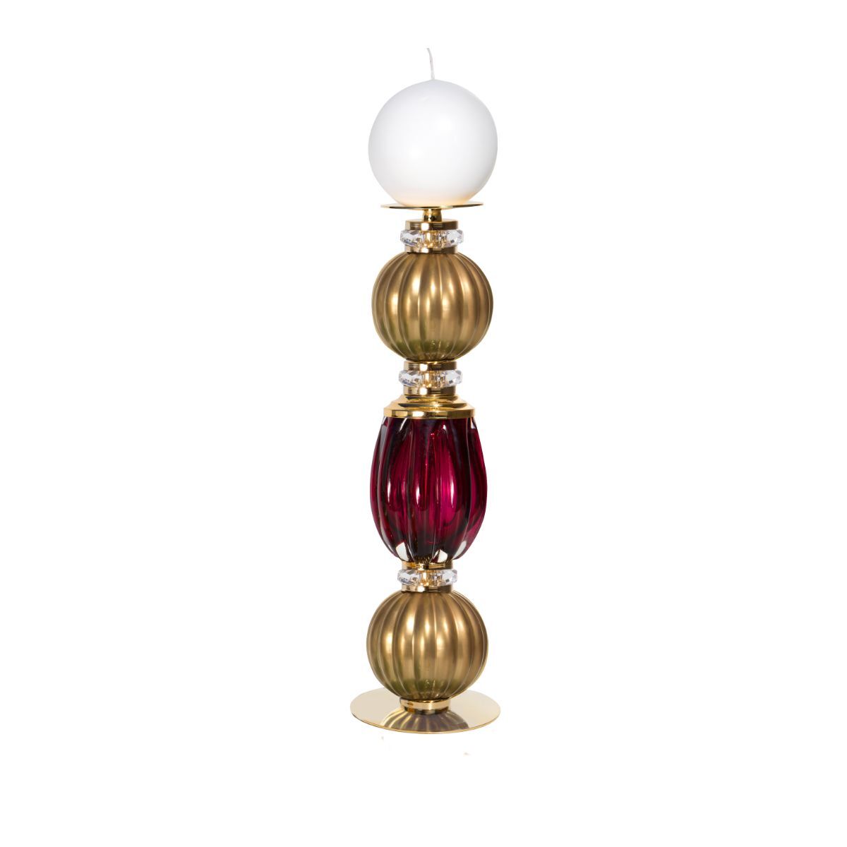 Decor objects Diva Ava Large Candle Holder - Gold — Villari, collection Декор
