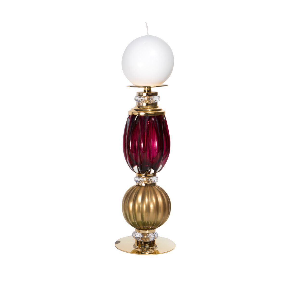 Decor objects Diva Ava Medium Candle Holder - Gold — Villari, collection Декор