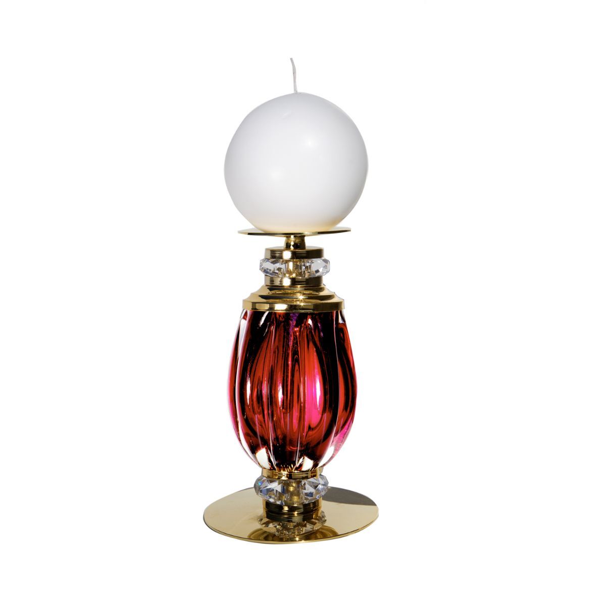 Decor objects Diva Ava Small Candle Holder - Red — Villari, collection Декор