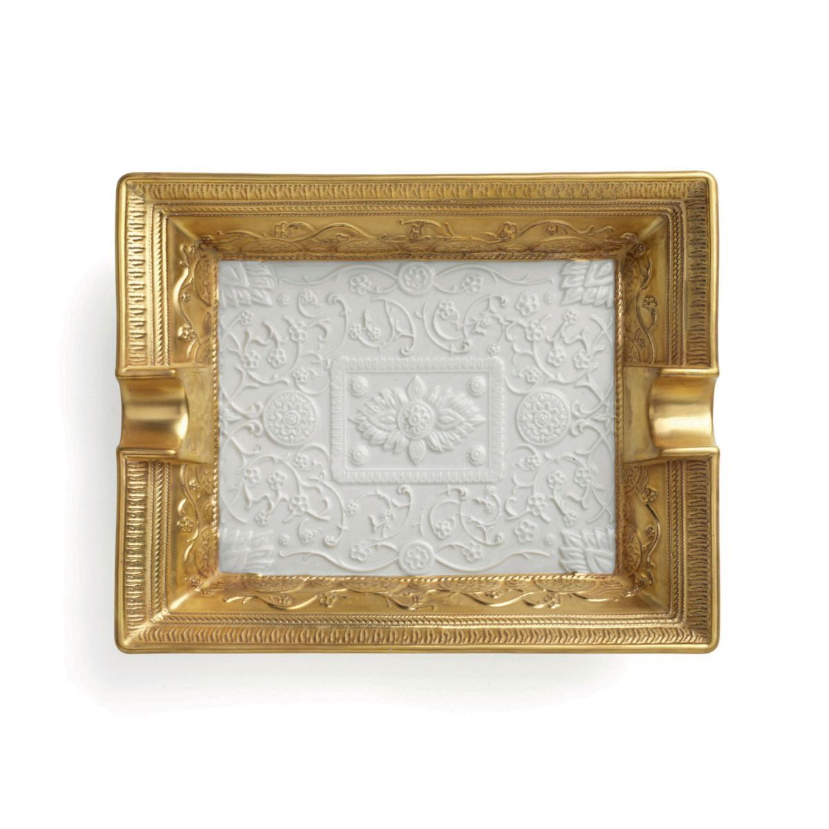 Decor objects Orient Ashtray - White & Gold — Villari, collection Декор