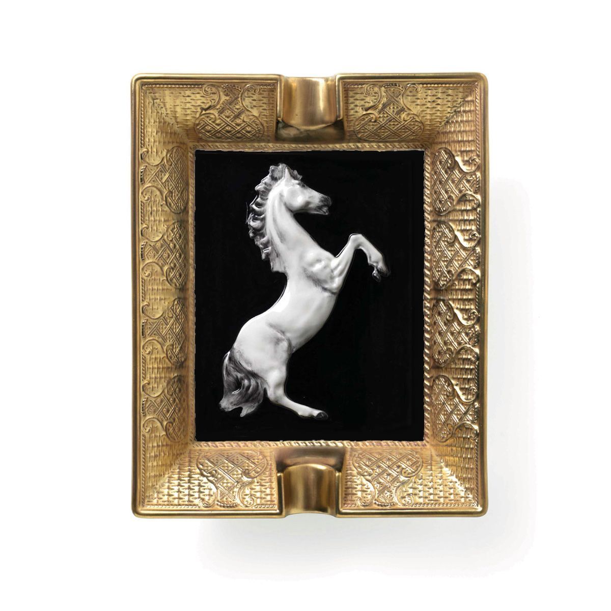 Decor objects Tornado Ashtray - Black & White — Villari, collection Декор