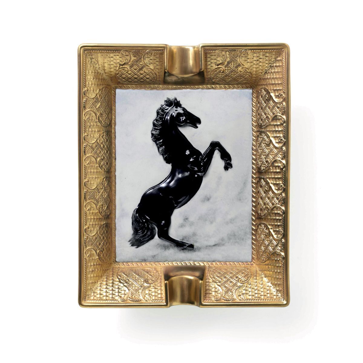 Decor objects Tornado Ashtray - Grey & Black — Villari, collection Декор