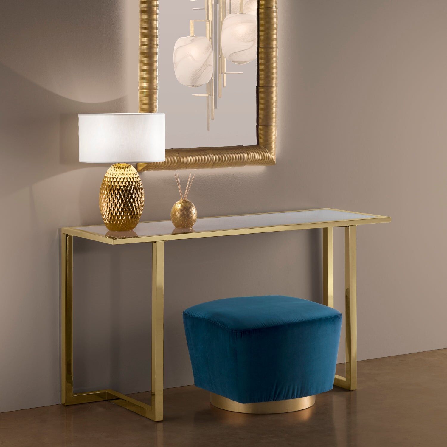 Консоль Deco - Black Marquinia & Gold — Villari, кадр 2