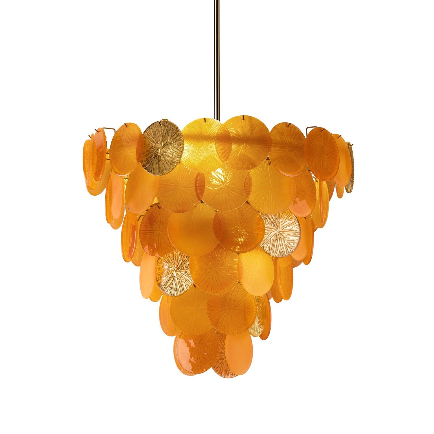 Chandeliers Candy Chandelier - 12 Lights - Mango & Gold — Villari, collection Свет