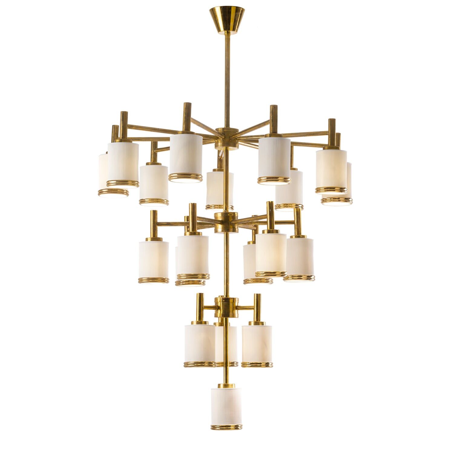 Люстра Gilda Large Chandelier - 19 Lights - White & Gold — Villari, кадр 5