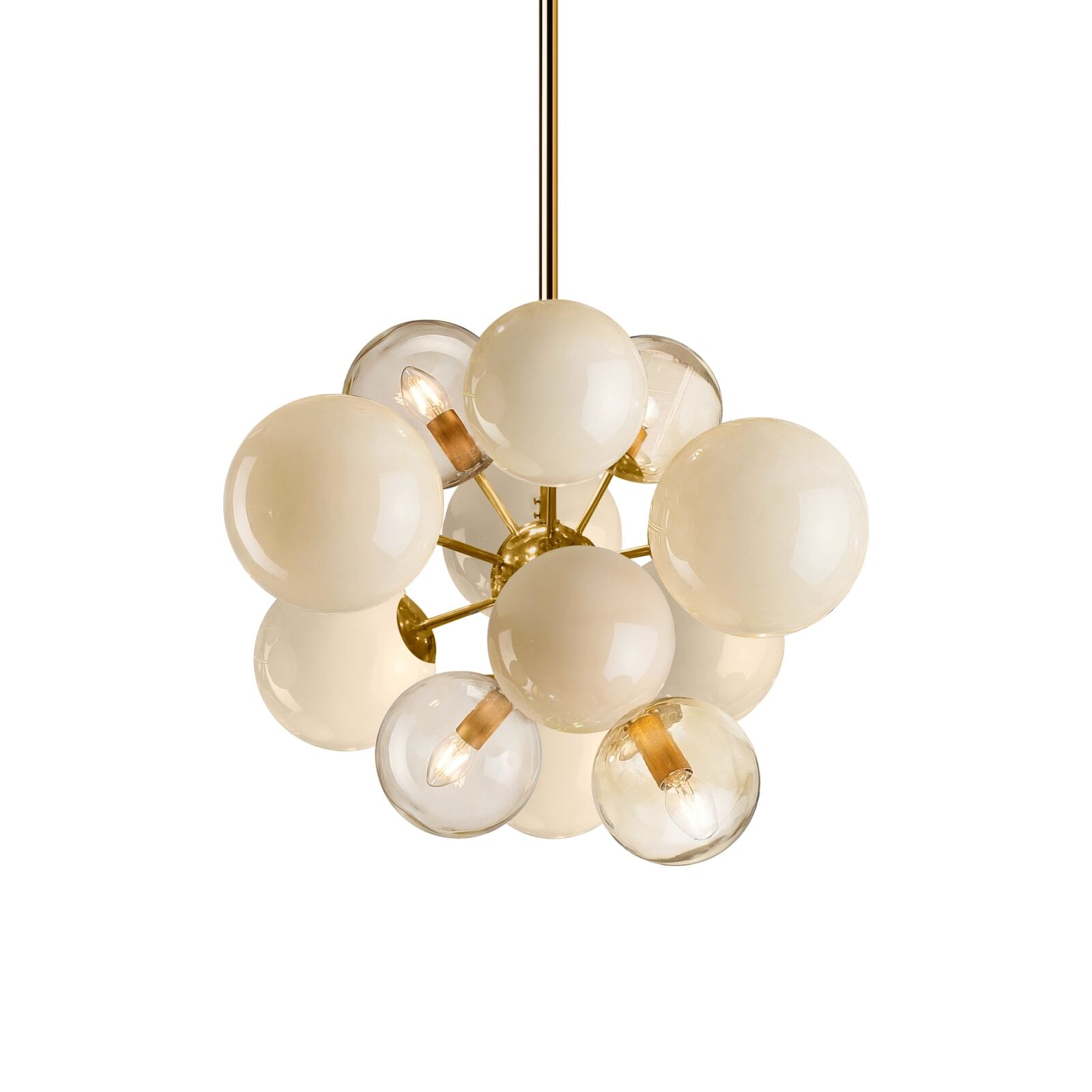 Chandeliers Lady V Small Chandelier - 6 Light - Cream — Villari, collection Свет