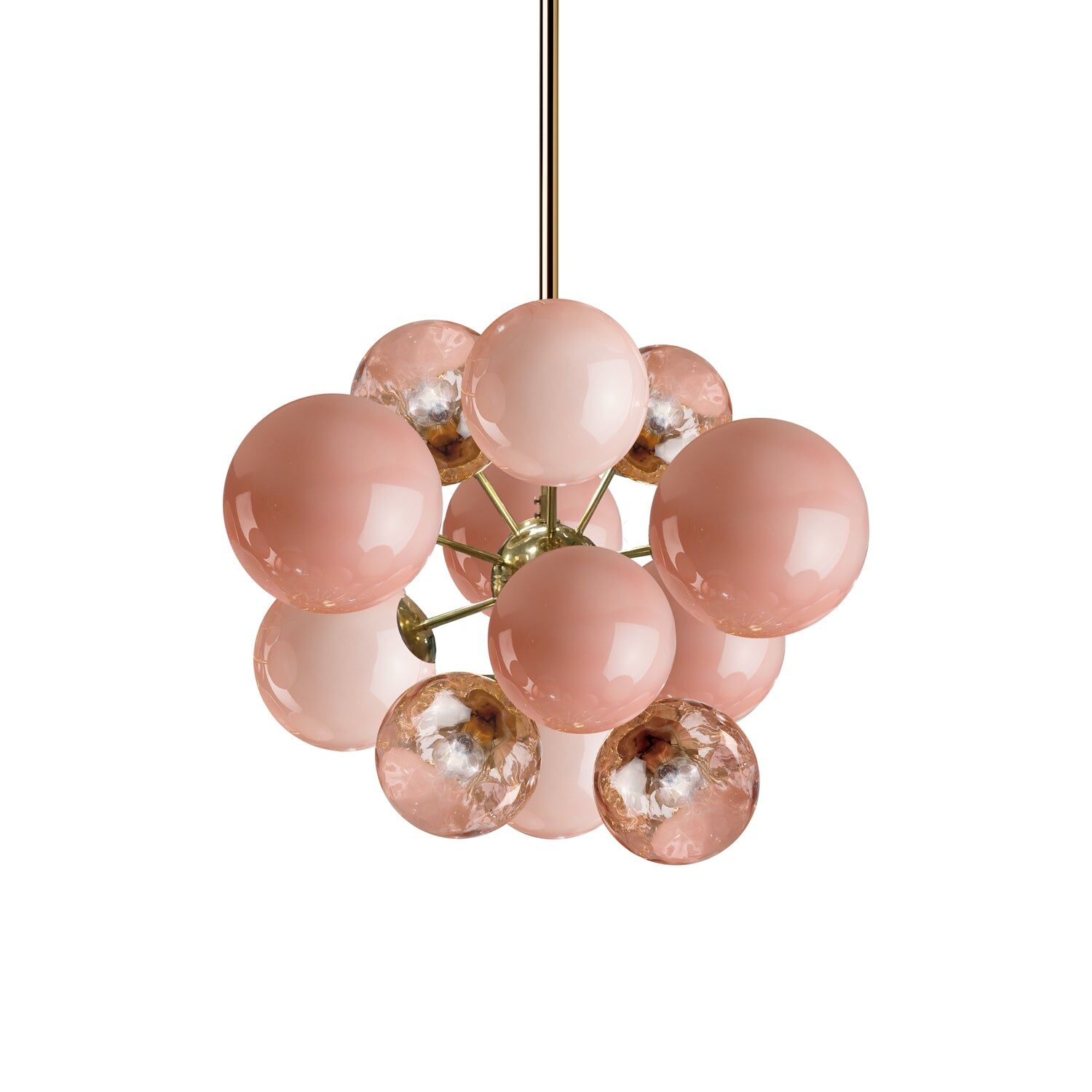 Chandeliers Lady V Small Chandelier - 6 Light - Pink — Villari, collection Свет