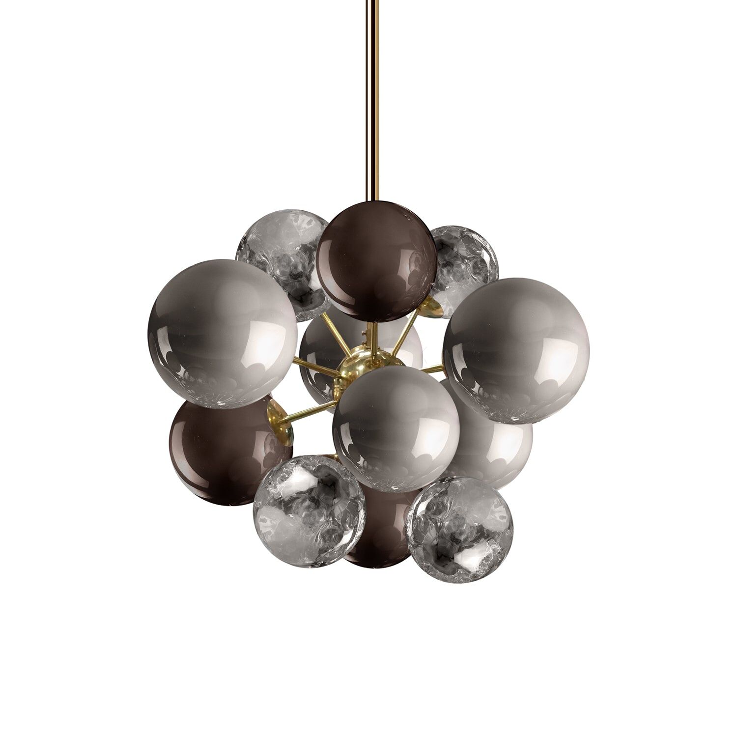 Chandeliers Lady V Small Chandelier - 6 Lights - Tabacco — Villari, collection Свет