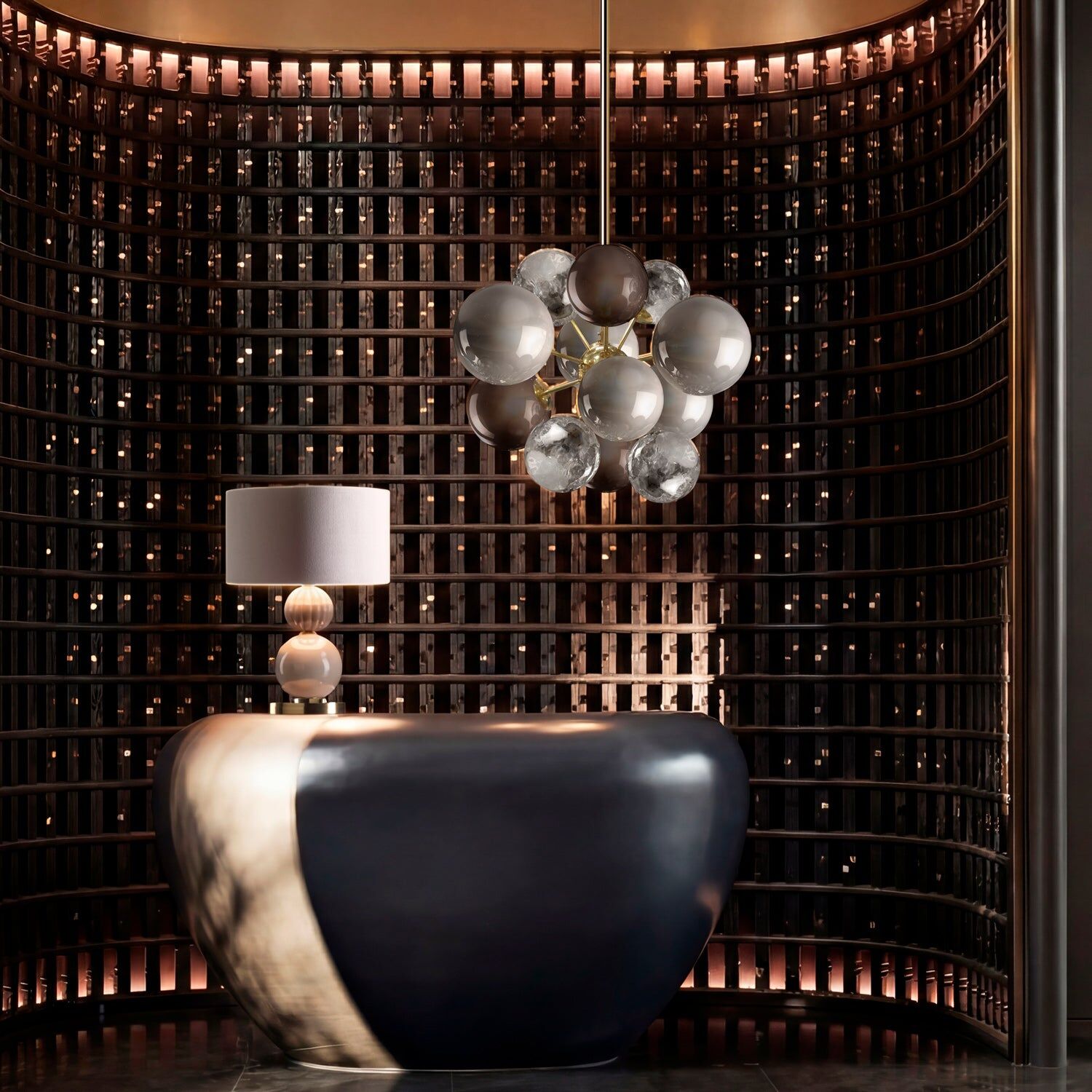 Люстра Lady V Small Chandelier - 6 Lights - Tabacco — Villari, кадр 2