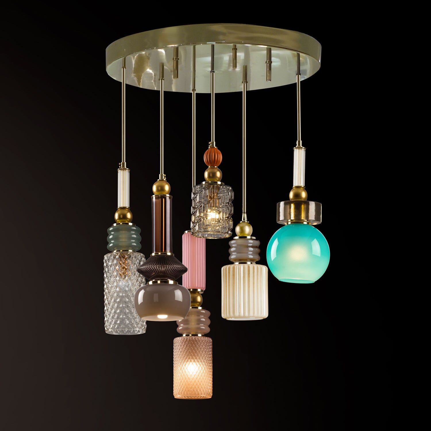 Люстра Lolite Chandelier - 6 Lights — Villari, кадр 4
