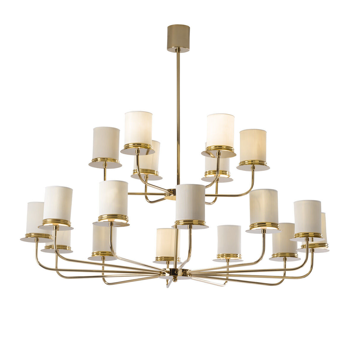 Люстра London 18 Light Chandelier - White & Gold — Villari, кадр 4