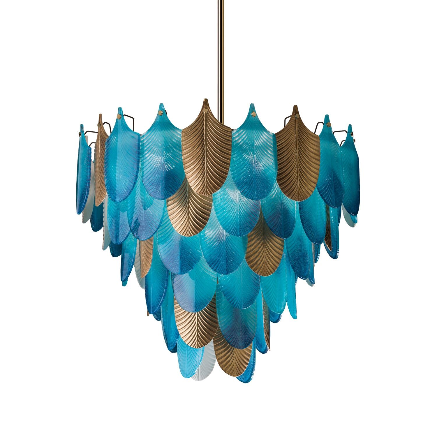 Chandeliers Peacock Medium Chandelier - 12 Lights - Mikonos — Villari, collection Свет