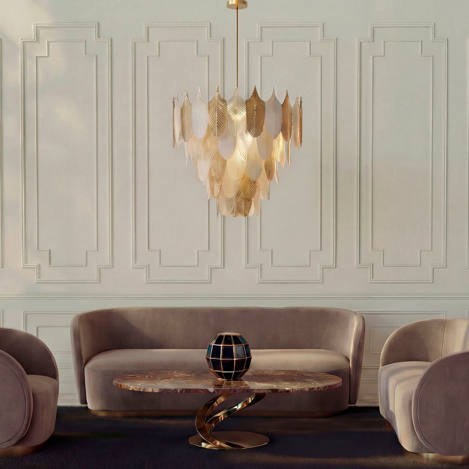Люстра Peacock Medium Chandelier - 12 Lights - Santorini — Villari, кадр 2