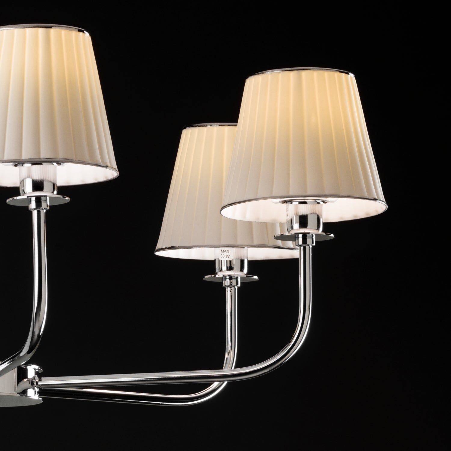 Люстра Reve 6 Light Chandelier - White & Platinum — Villari, кадр 3