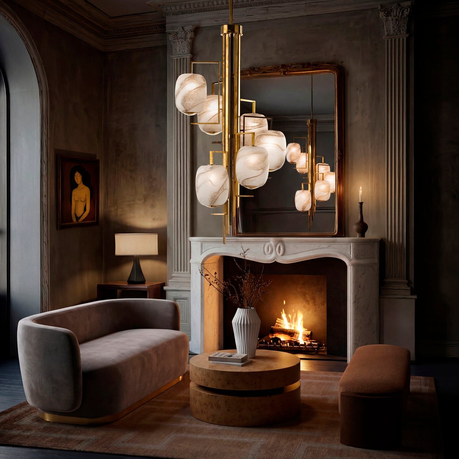 Люстра Roma Chandelier 6 Lights — Villari, кадр 2