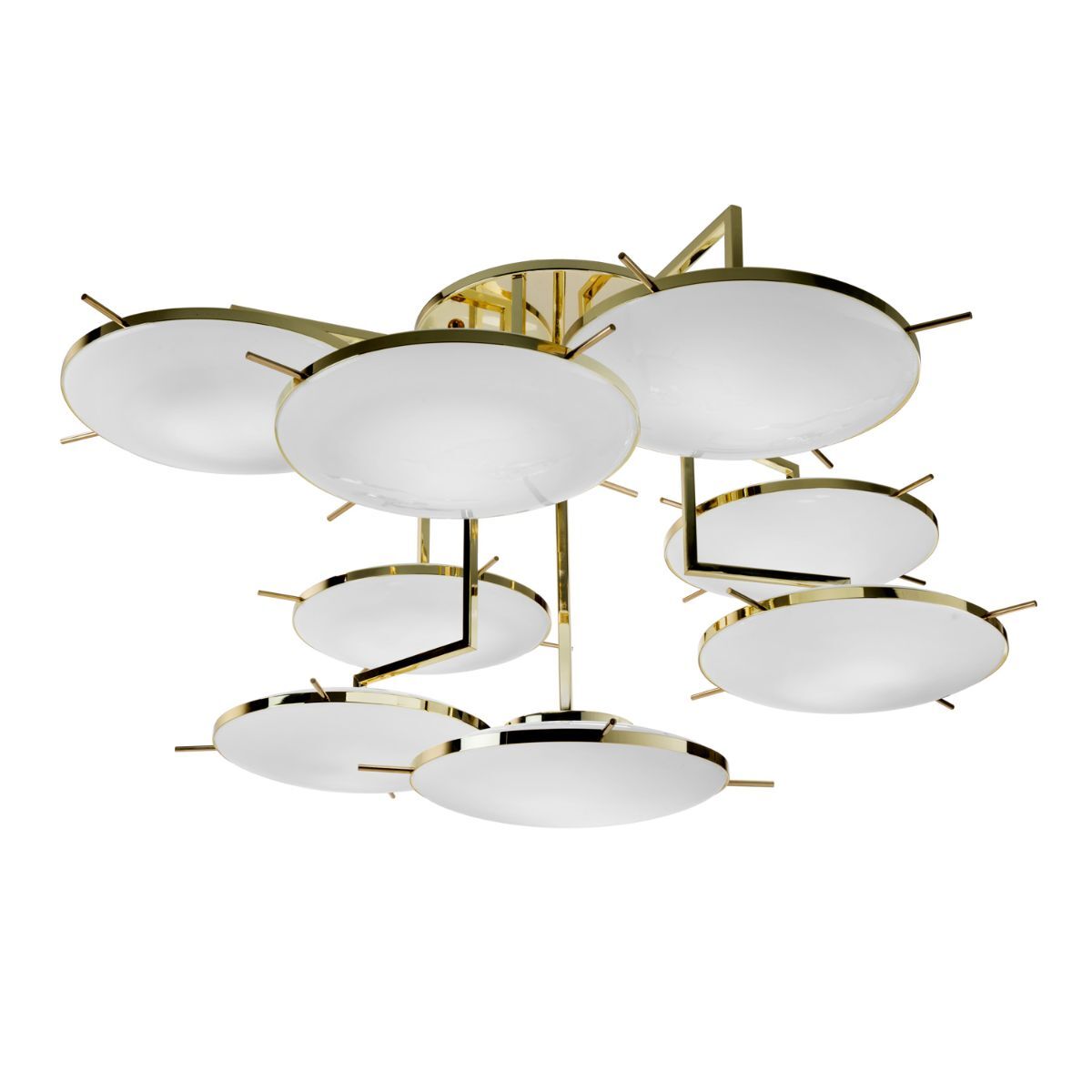 Chandeliers Venusia Large Chandelier - 16 Lights - Gold — Villari, collection Свет