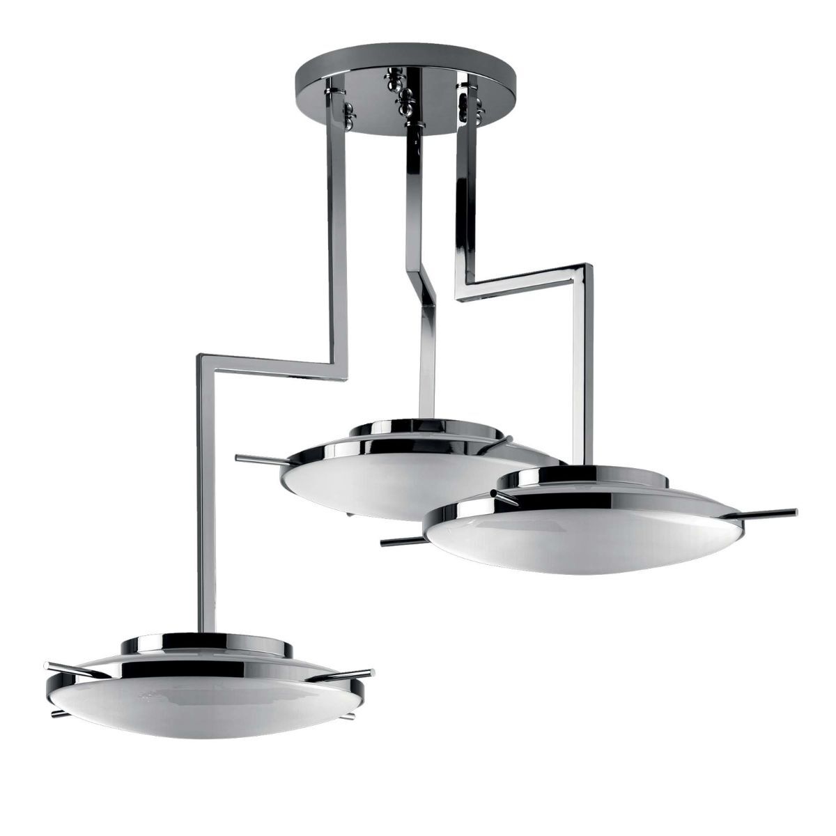 Люстра Venusia Small Chandelier - 6 Lights - Chrome — Villari, кадр 3