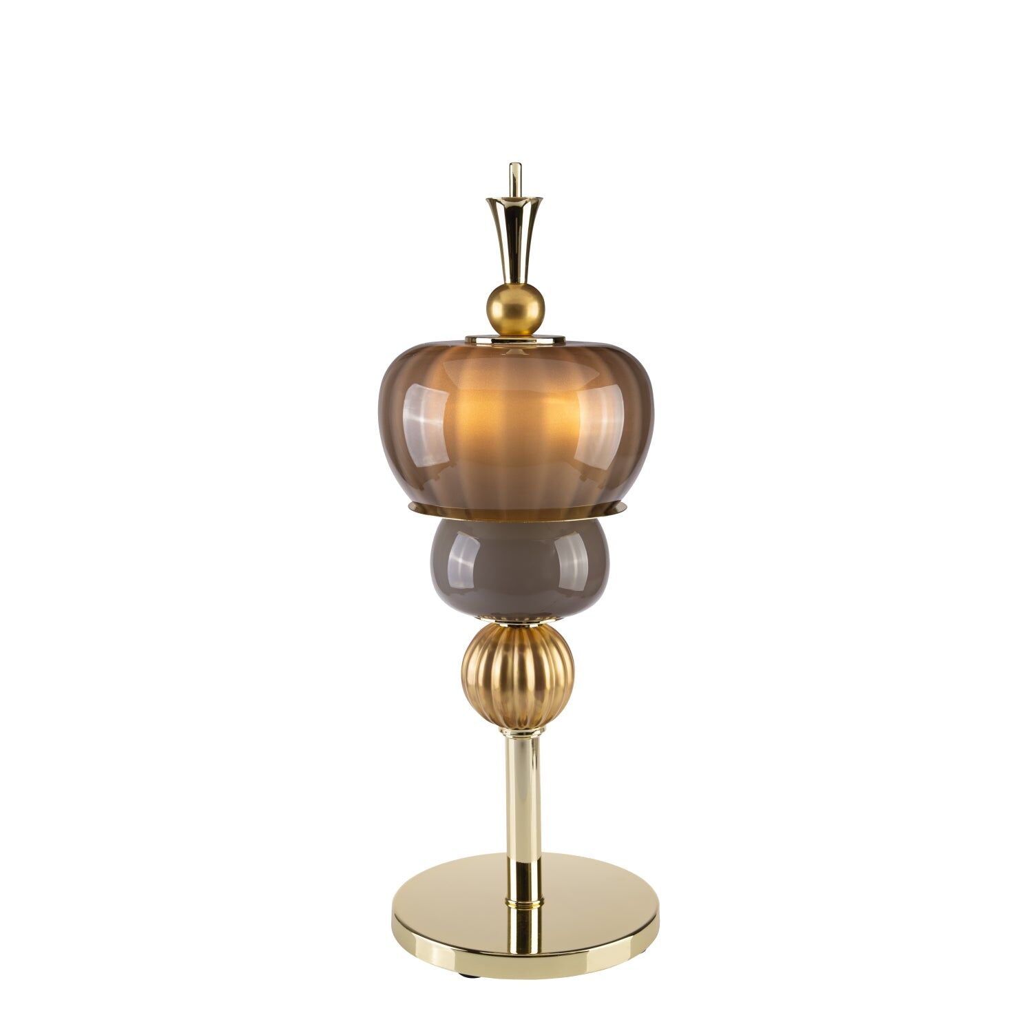 Table lamps Ginevra Table Lamp - Brown & Gold — Villari, collection Свет