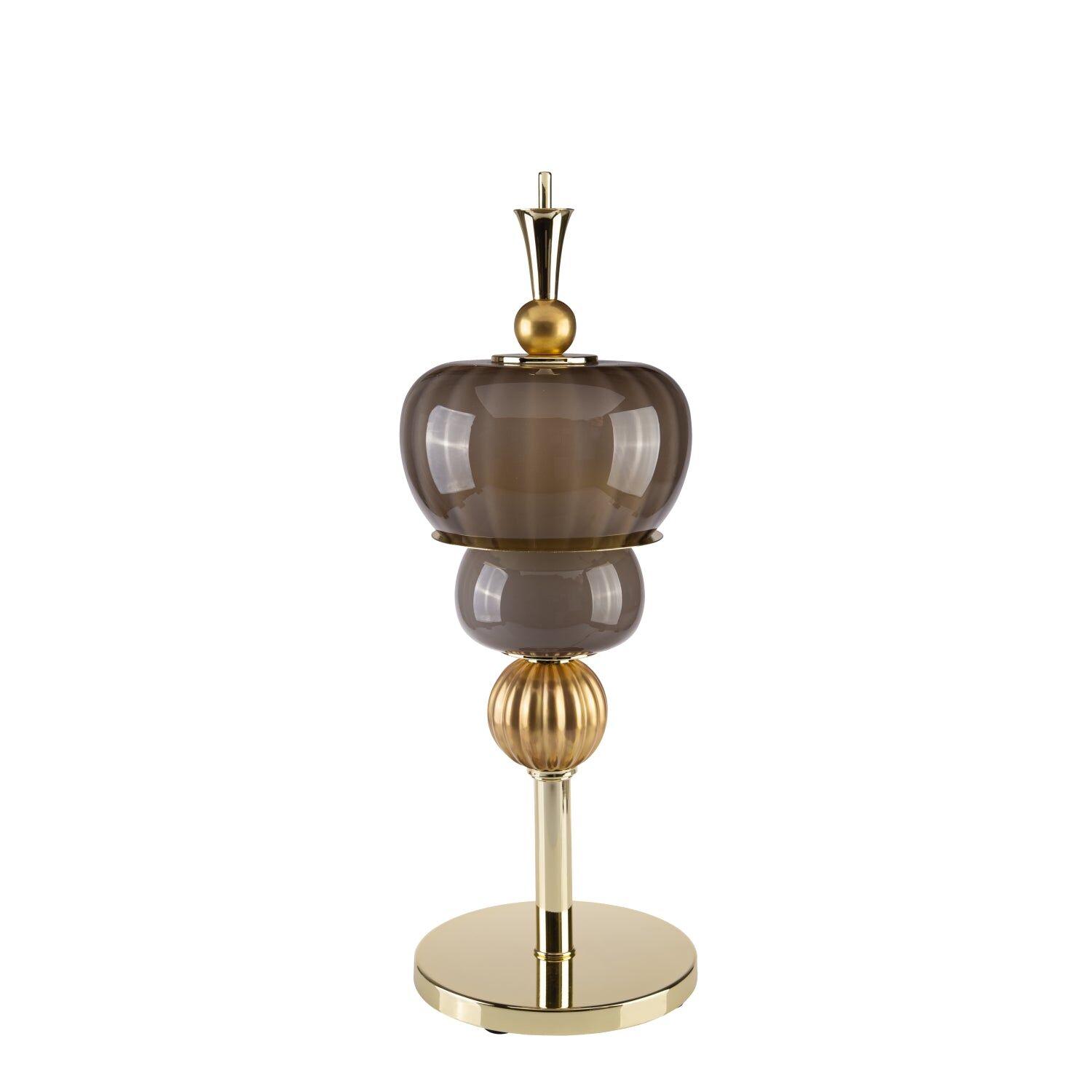 Настольная лампа Ginevra Table Lamp - Brown & Gold — Villari, кадр 4