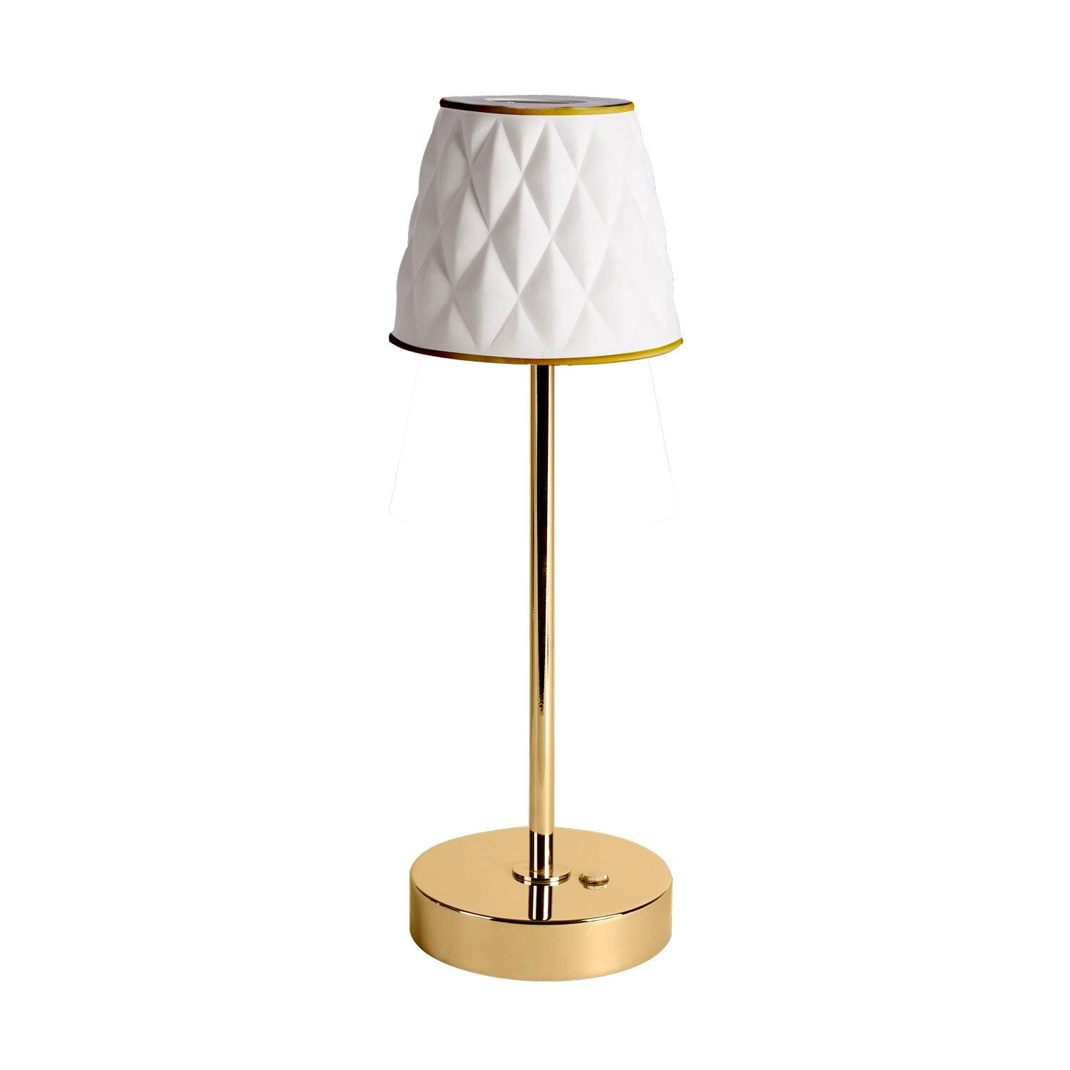 Table lamps Infinity Rechargeable Lamp - White & Gold — Villari, collection Свет