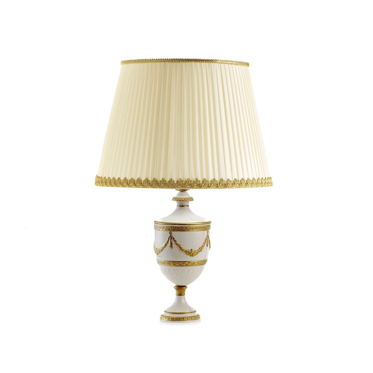 Table lamps Josephine Small Table Lamp - White & Gold — Villari, collection Свет