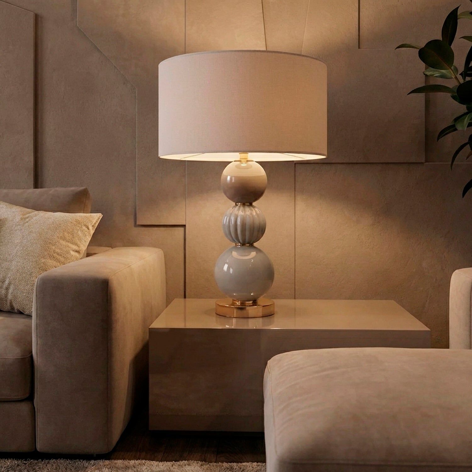 Настольная лампа Lady V Tabacco Table Lamp — Villari, кадр 2