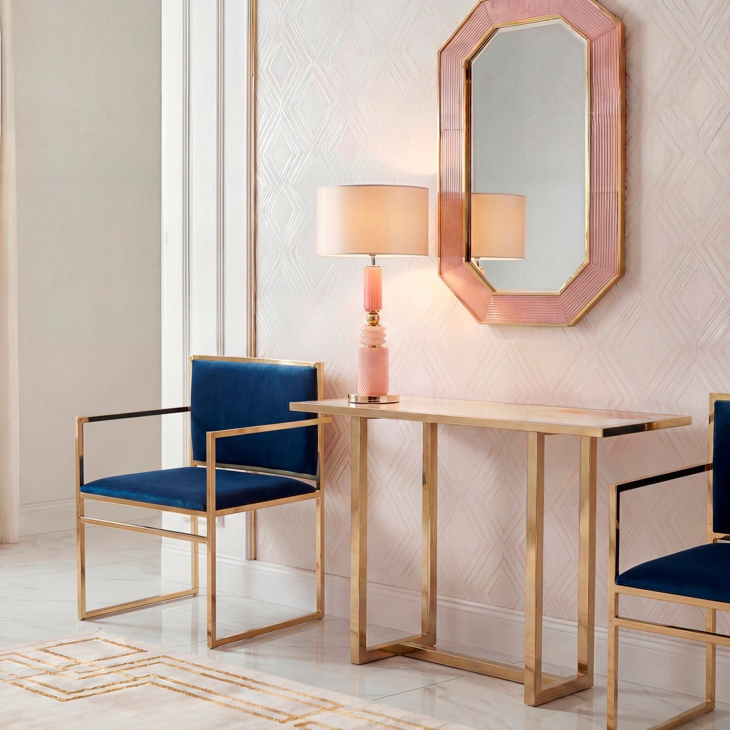 Настольная лампа Lolite Fifi Table Lamp - Pink — Villari, кадр 2
